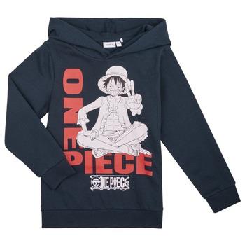 Sweat-shirt enfant Name it NKMNALLE ONEPIECE SWEAT WH BRU VDE