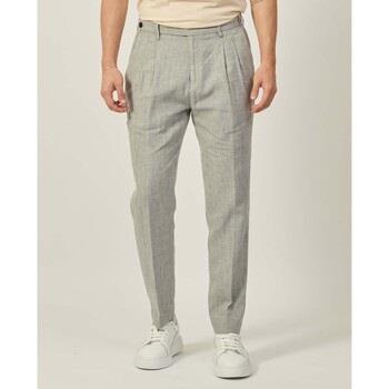 Pantalon Gazzarrini Pantalon avec plis en lin