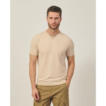 T-shirt Yes Zee T-shirt col rond homme en coton