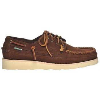 Chaussures bateau Sebago Baskets Keuka Homme Dark Brown