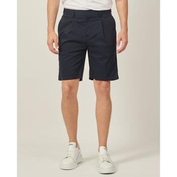 Short Gazzarrini Bermuda en coton avec plis