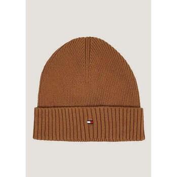 Bonnet Tommy Hilfiger Bonnet à revers marron en cachemire