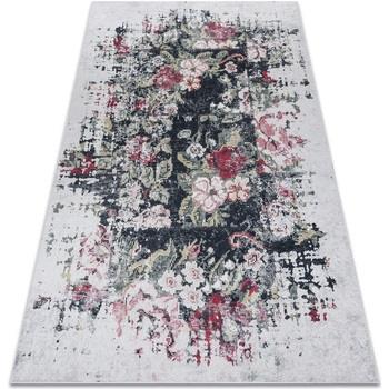 Tapis Rugsx Tapis lavable ANDRE 1816D fleurs vintage antidéra 160x220 ...