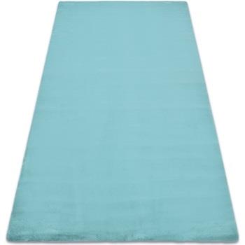 Tapis Rugsx Tapis BUNNY aqua bleu IMITATION DE FOURRURE 60x100 cm