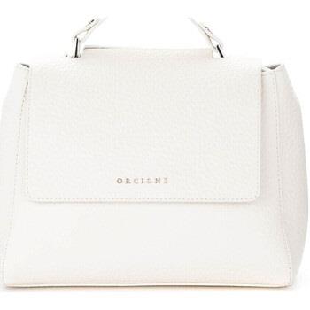 Sac Orciani Sac à main Sveva Soft Small en cuir blanc