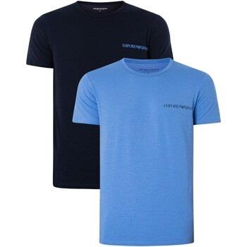 Pyjamas / Chemises de nuit Emporio Armani Lot de 2 t-shirts Lounge Cre...