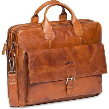 Sac ordinateur Justified 15 pouces Everest 2 compartiments Cognac