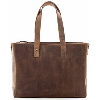 Sac ordinateur Plevier Shopper 15.6 pouces Retro Hopper Bruin