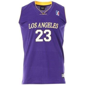 Debardeur Sport Zone LOS ANGELES - Maillot Basket - violet