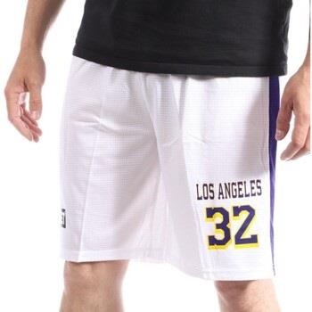 Short Sport Zone LOS ANGELES - Short Basket - blanc