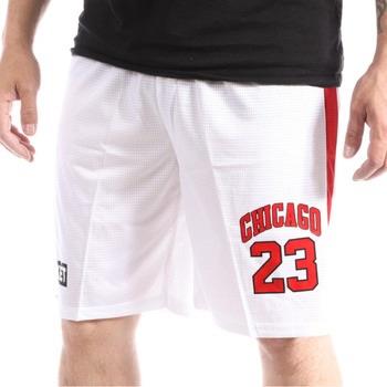 Short Sport Zone CHICAGO - Short Basket - blanc