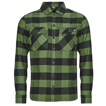 Chemise Dickies NEW SACRAMENTO SHIRT PINE GREEN