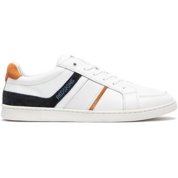 Baskets basses Redskins FALKO BLANC+MARINE+ORANGE