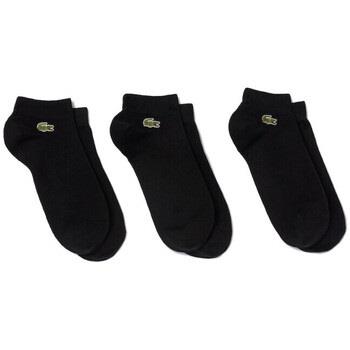 Chaussettes Lacoste LOT DE 3 PAIRES DE CHAUSSETTES BASSES NOIRES