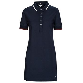 Robe courte Tommy Hilfiger REG SPLIT GLB STP POLO DRS SS