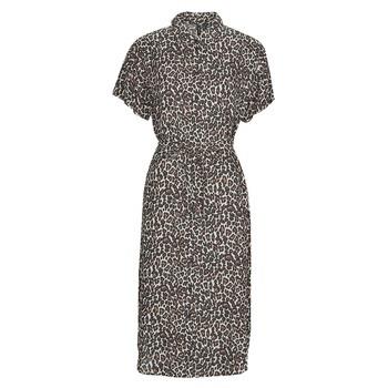 Robe Vero Moda VMBUMPY SS CALF SHIRT DRESS NOOS