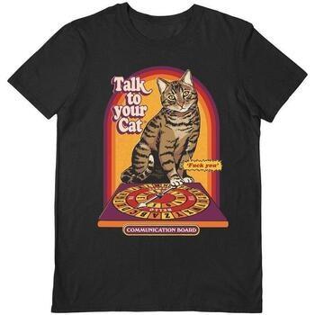 T-shirt Steven Rhodes Talk To Your Cat