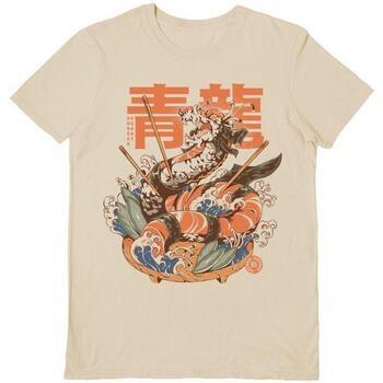 T-shirt Ilustrata Dragon Sushi