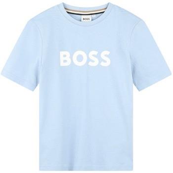 T-shirt enfant BOSS Tee shirt junior Bleu ciel J50718/783