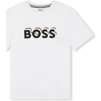 T-shirt enfant BOSS Tee shirt junior Blanc 50723/10P