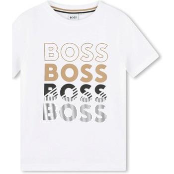 T-shirt enfant BOSS Tee shirt junior blanc J50775/10P