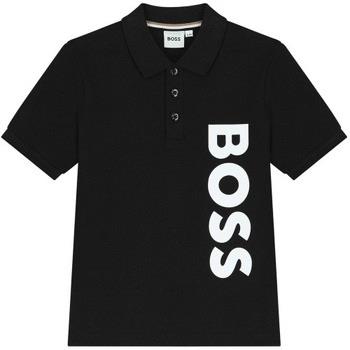T-shirt enfant BOSS Polo junior noir J50703/09B