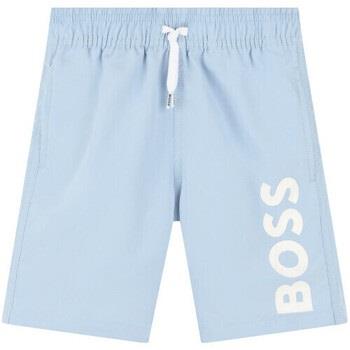 Maillots de bain enfant BOSS Short de bain junior bleu clair J50662/78...