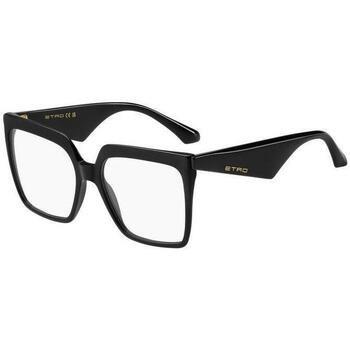 Lunettes de soleil Etro 0005 Cadres Optiques, Noir, 56 mm