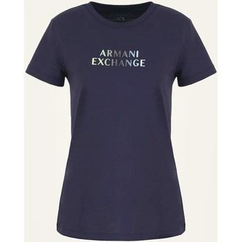 T-shirt EAX T-shirt femme AX avec logo sur le devant