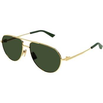 Lunettes de soleil Bottega Veneta BV1302S Lunettes de soleil, Or/Vert,...