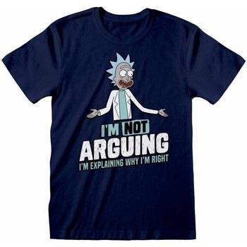 T-shirt Rick And Morty Not Arguing