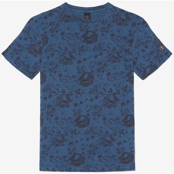 T-shirt Le Temps des Cerises T-shirt pagan bleu à motif