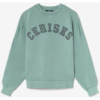 Sweat-shirt enfant Le Temps des Cerises Sweat moagi vert sauge