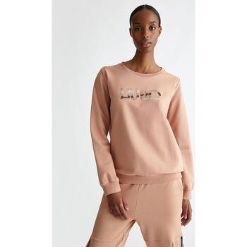 Sweat-shirt Liu Jo Sweat avec logo et strass