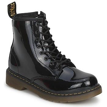 Boots enfant Dr. Martens 1460 JR BLACK PATENT LAMPER