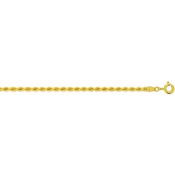 Bracelets Brillaxis Bracelet maille corde de 2.1 mm en 9 K