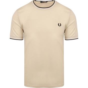 T-shirt Fred Perry Twin Tipped T-shirt Beige