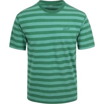 T-shirt Levis T-shirt à rayures Vert