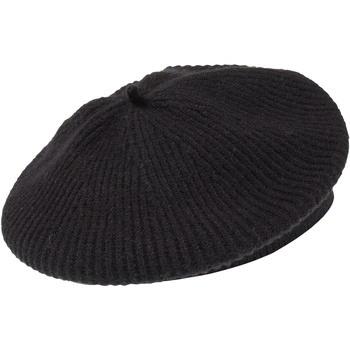 Bonnet Isotoner Béret Femme maille Soft Touch Noir