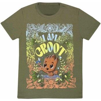 T-shirt Guardians Of The Galaxy I Am Groot Seventies Style