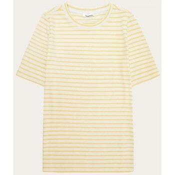 T-shirt Knowledge Striped Tshirt Yellow