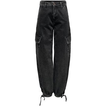 Jeans boyfriend Only ONLPERNILLE HW CARGO JOGGER DNM CRO 15297358