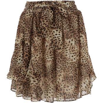 Jupes Guess Laila mini skirt - recy crinkle poly chiffon 50