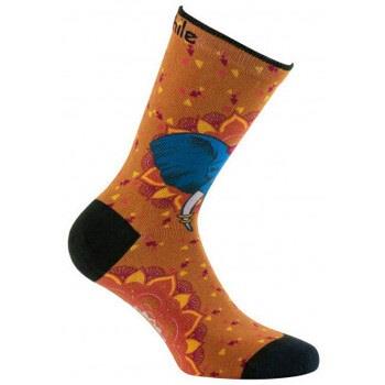 Chaussettes Achile Chaussettes mixtes imprimées motif Eléphant en coto...