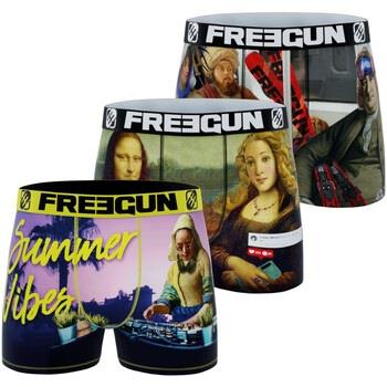 Boxers Freegun Lot de 3 boxers homme Art Attack