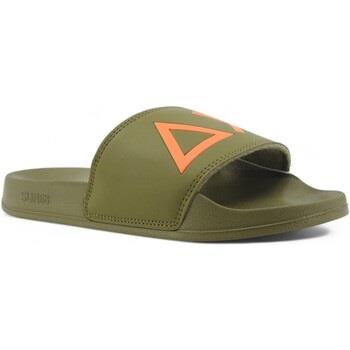 Chaussures Sun68 Slippers Ciabatta Uomo Militare Verde X34103