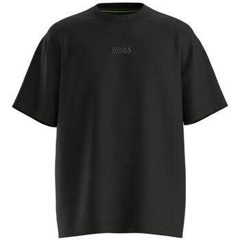 T-shirt BOSS T-SHIRT TEE 10 EN COTON NOIR