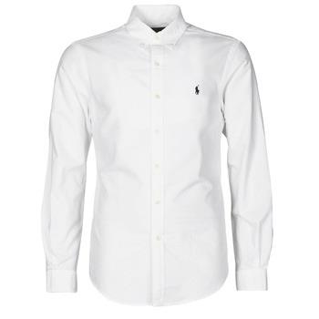 Chemise Polo Ralph Lauren CHEMISE AJUSTEE SLIM FIT EN OXFORD LEGER