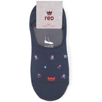 Chaussettes Red Sox Doublure de chaussure imprime poulpe pour hommes