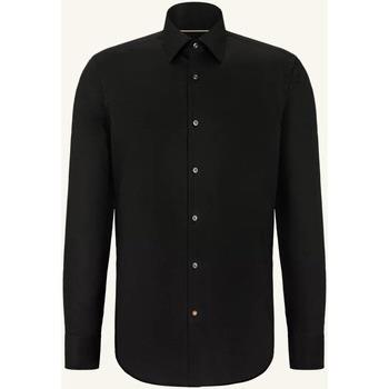 Chemise BOSS Chemise homme noire Regular Fit